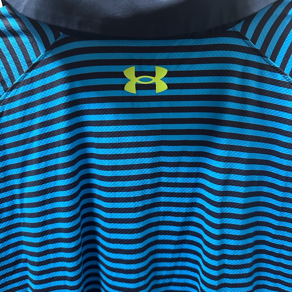 Under Armour Navy and White Iso-Chill Polo - Picture 5 of 6